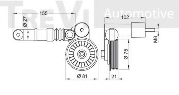 Intinzator curea, curea distributie 2