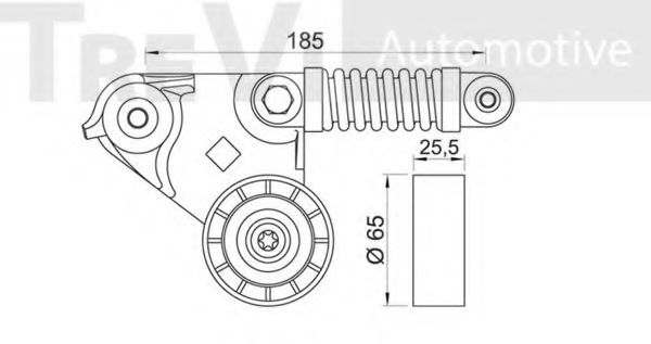 Intinzator curea, curea distributie 2