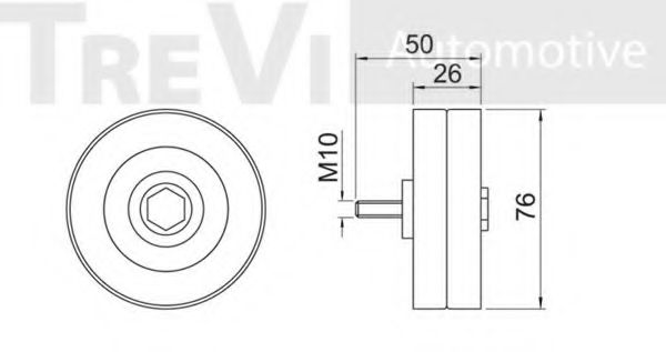 Rola ghidare/conducere, curea transmisie 2