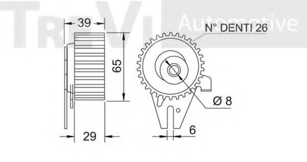 rola intinzator,curea distributie 2