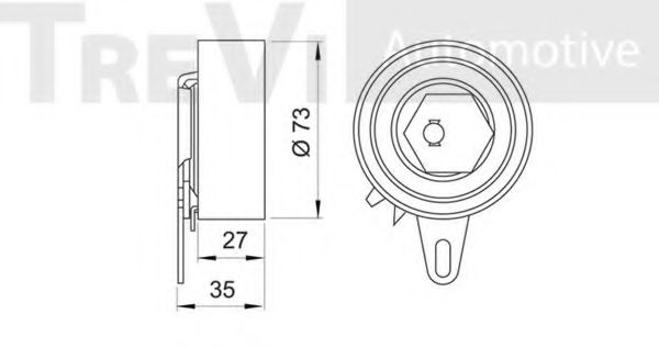 rola intinzator,curea distributie 2