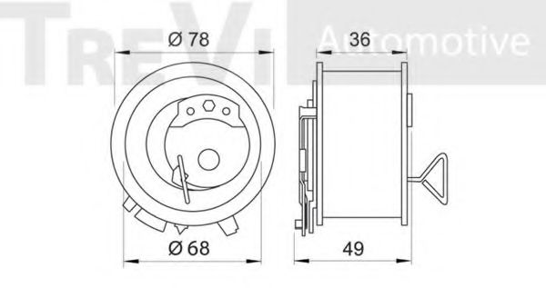 rola intinzator,curea distributie 2