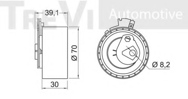 rola intinzator,curea distributie 2