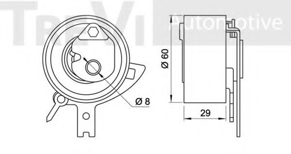 rola intinzator,curea distributie 2