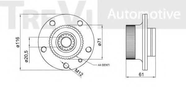 Set rulment roata 2
