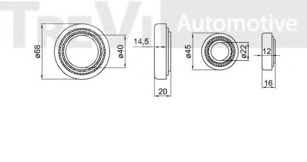 Set rulment roata 2
