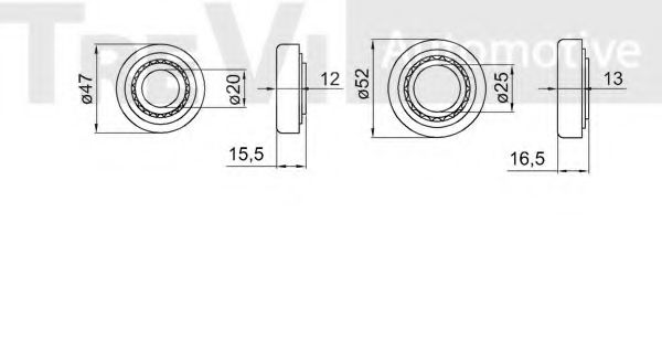 Set rulment roata 2