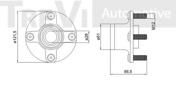 Set rulment roata 2