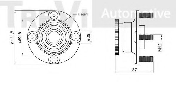 Set rulment roata 2