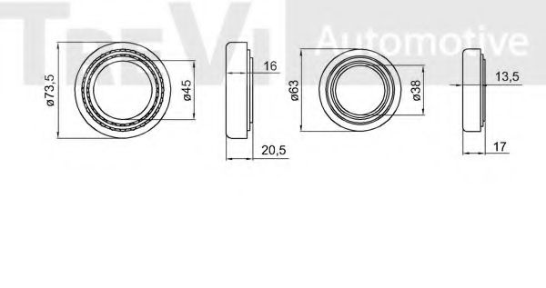 Set rulment roata 2