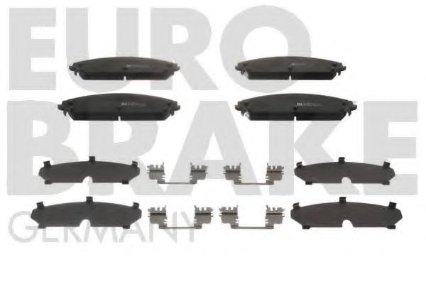 set placute frana,frana disc 2