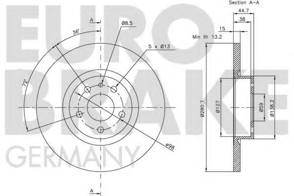 Disc frana 2