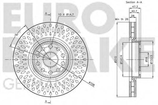Disc frana 2