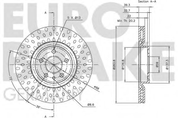 Disc frana 3