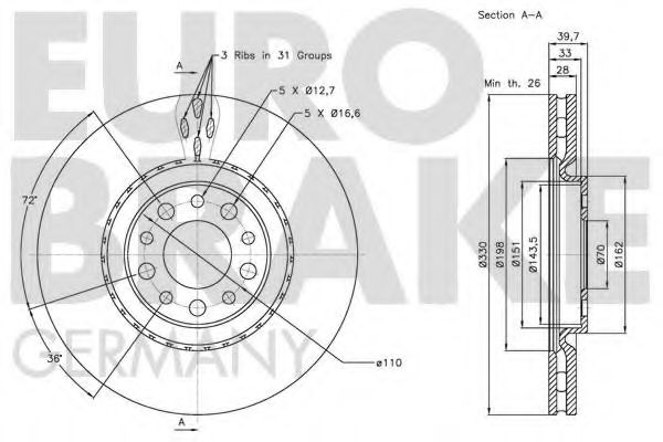 Disc frana 2