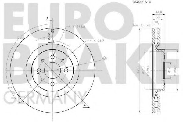 Disc frana 3