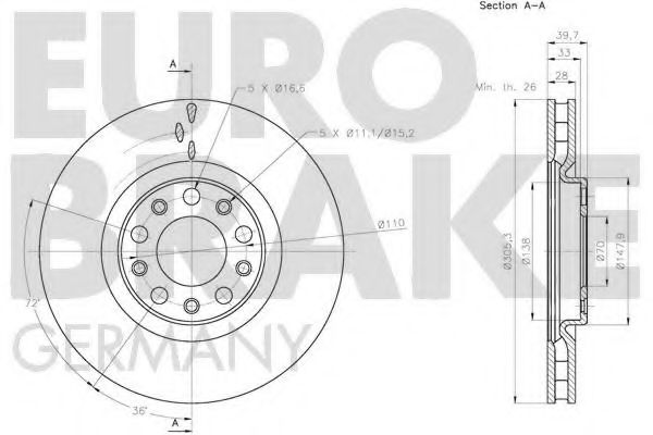 Disc frana 3