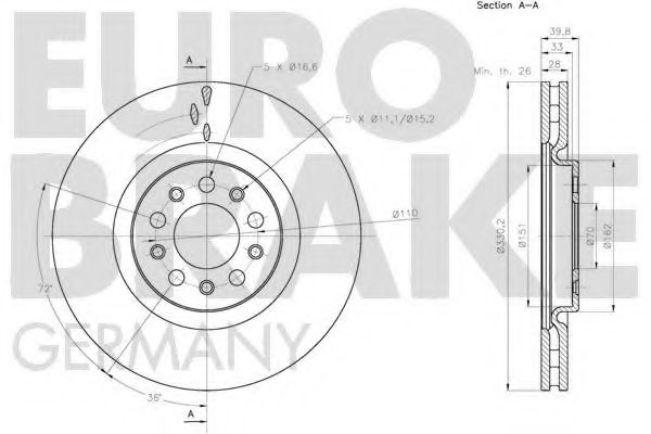 Disc frana 3