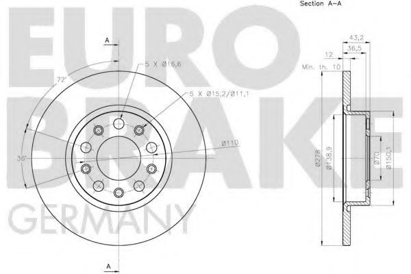 Disc frana 3