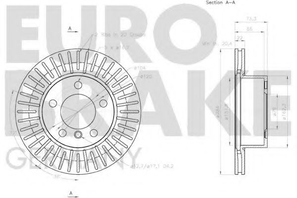 Disc frana 3
