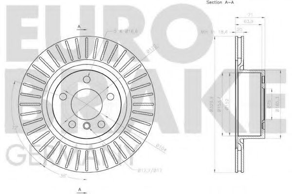 Disc frana 3