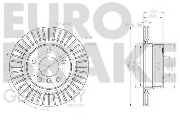 Disc frana 3