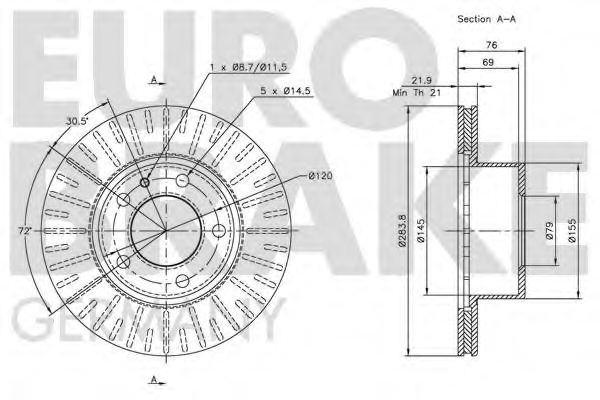 Disc frana 2
