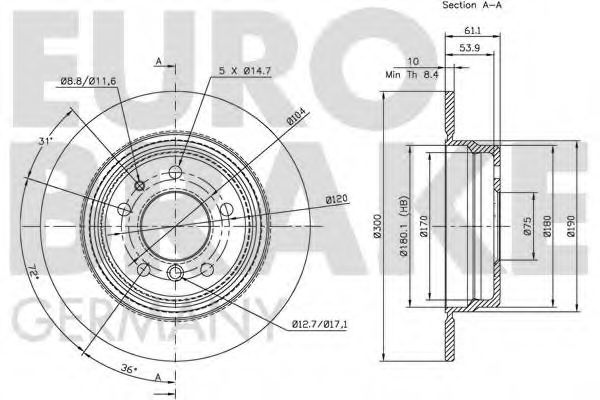 Disc frana 3