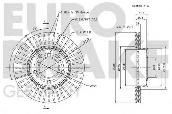 Disc frana 3