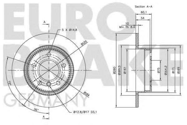 Disc frana 3