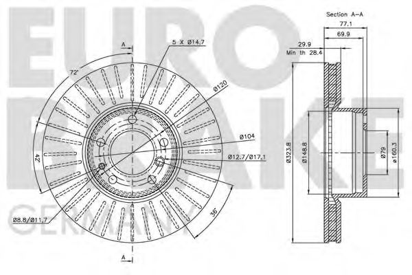 Disc frana 3