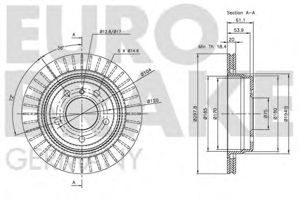 Disc frana 3