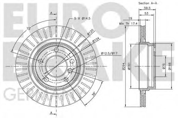Disc frana 3