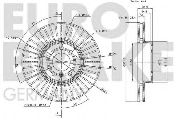 Disc frana 3