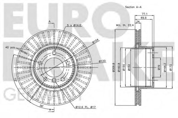 Disc frana 3