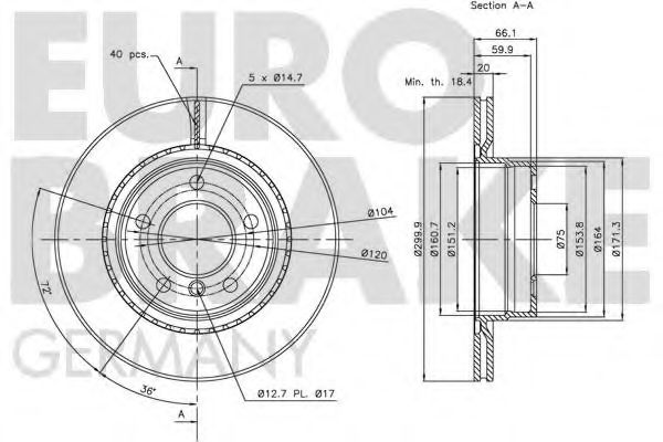 Disc frana 3
