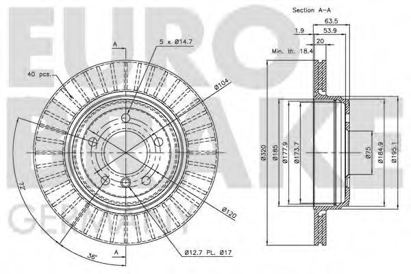 Disc frana 3