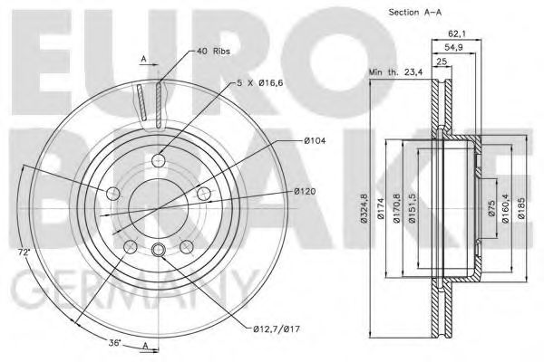 Disc frana 3
