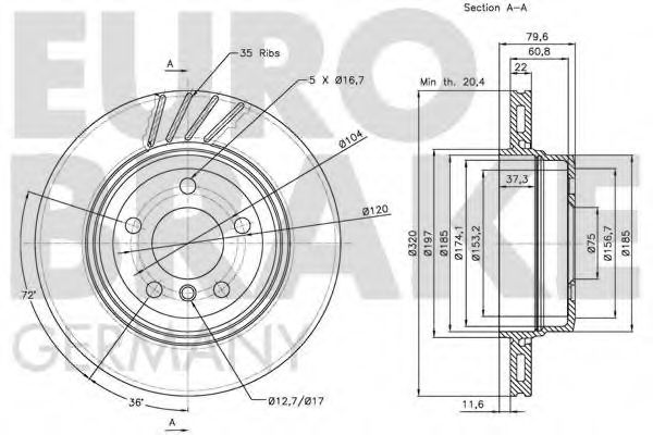 Disc frana 3