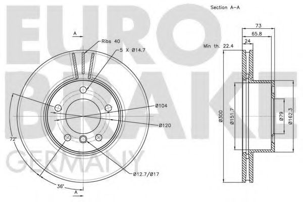 Disc frana 3