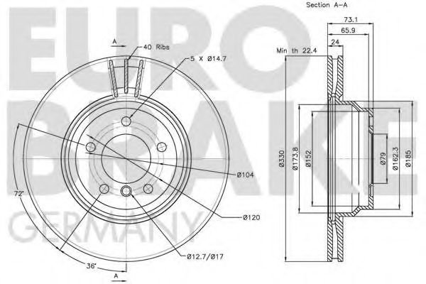 Disc frana 3