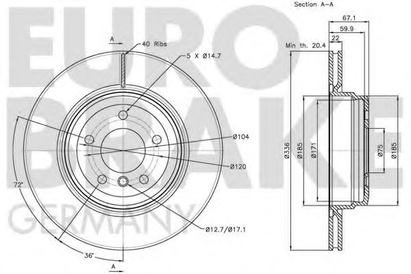 Disc frana 2