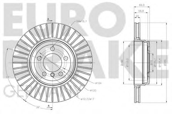Disc frana 3