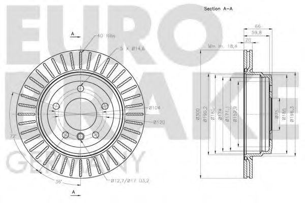 Disc frana 3