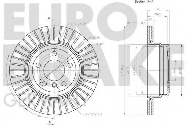 Disc frana 3