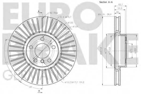 Disc frana 3