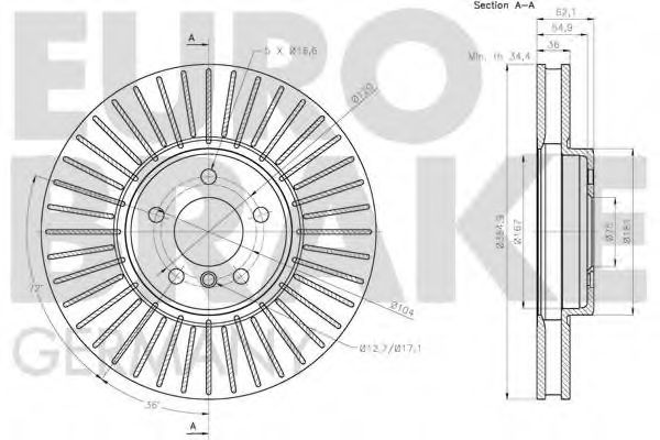 Disc frana 3