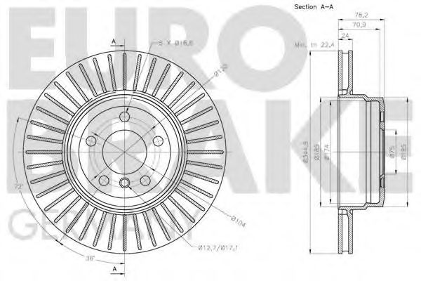Disc frana 3