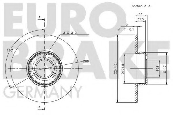 Disc frana 2