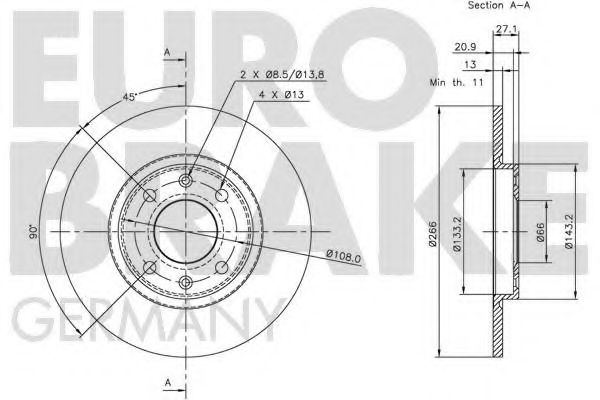 Disc frana 3